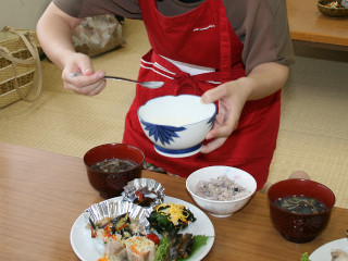 調理の模様